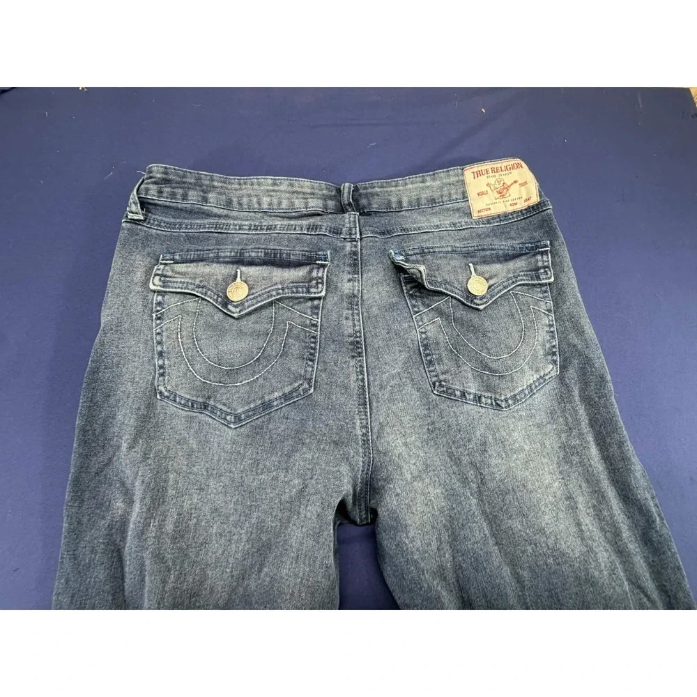 True Religon Billie Mid Rise Straight Jeans Denim Size 32 Men‎